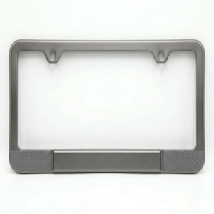 Portaplacas gris